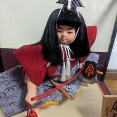 福祉施設へ寄付予定【久月】五月人形 ガラスケースの画像