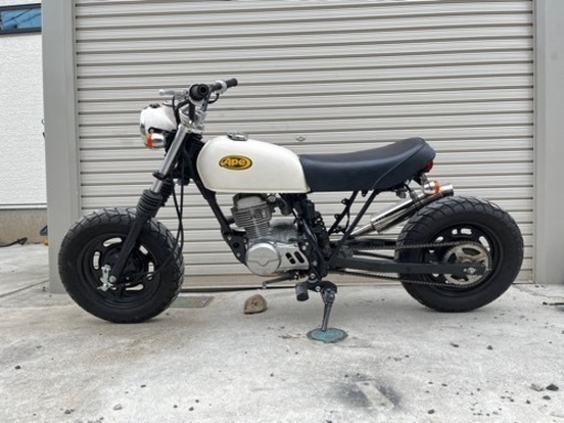 HONDA エイプ50 実動　原付　50cc バイク　中古　上三川　エイプ　ギア車　ロンホイ　カスタム