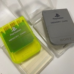 プレイステーションメモリーカード2枚