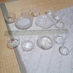 差し上げます　ガラスの器