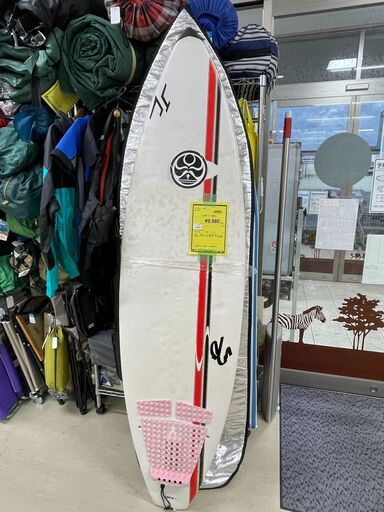 ジモティ来店特価!!　サーフボード　ホワイト　　J-0664