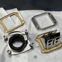 CR80インマニtlm250ビッグリードカーボンバルブ   新品...