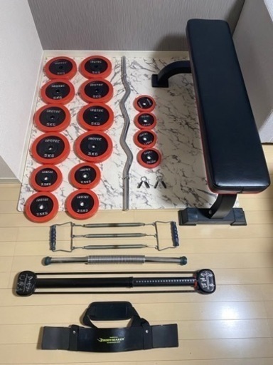 ベンチ　バーベル　ウェイト