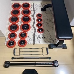 ベンチ　バーベル　ウェイト