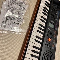 CASIO 44ミニ鍵盤 電子キーボード SA-76  ブラック...