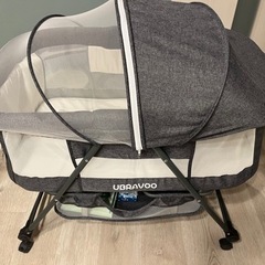 ◆募集終了◆【美品】折りたたみ式ベビーベッド【UBRAVOO】