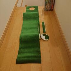 ツーウェイパターマット  フラット  ゴルフ用品の画像