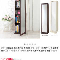 【8/26現在ドタキャンされたため再受付中！】ミラー(姿見)つき...