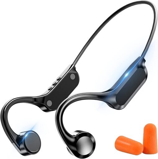 骨伝導イヤホン Bluetooth5.3 black
