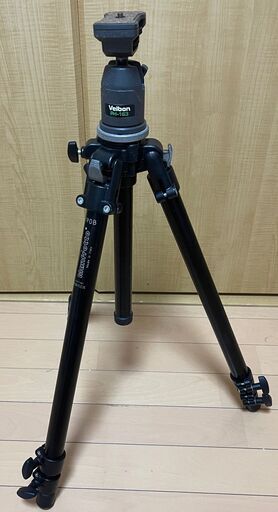 ★三脚Manfrottoマンフロット 190B＋雲台 Velbonベルボン PH-163 バッグ付き カメラ三脚