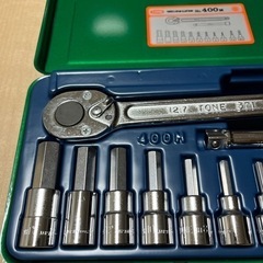 TONE   ヘキサゴン　ソケットレンチセット　NO.400M   新古品の画像