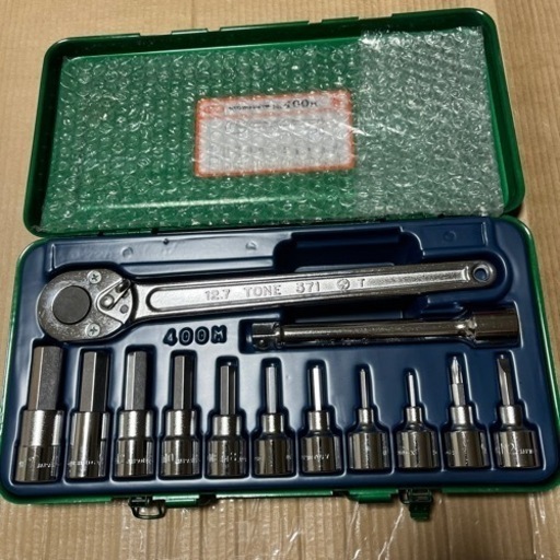 TONE   ヘキサゴン　ソケットレンチセット　NO.400M   新古品