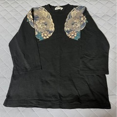 ⭐︎値下げ⭐︎和柄七分袖Tシャツの画像