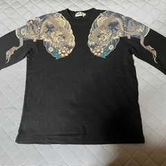 ⭐︎値下げ⭐︎和柄七分袖Tシャツの画像