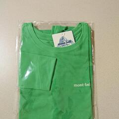 新品 モンベル 長袖Tシャツ レディース XSサイズ ロングスリーブ グリーンの画像