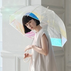 Wpc. バードケージ シャイニー アンブレラ ピンク ファッシ...