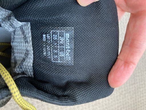 モンベル登山靴　26ＣＭ