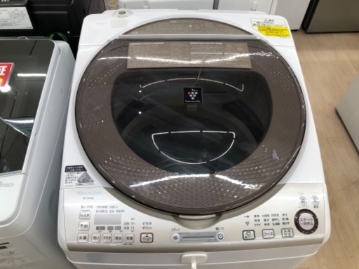 SHARPの縦型洗濯乾燥機