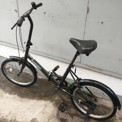 折り畳み自転車20インチ　ブラック