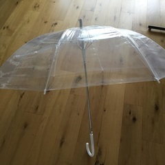 ワンタッチ ビニール傘 大