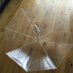 ワンタッチ ビニール傘 大の画像