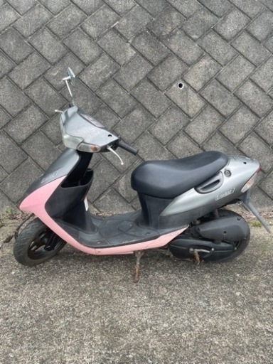 神奈川　原付　レッツ2 サイドスタンド付き　中古バイク車体　原チャリ　ディオ