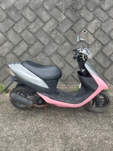 神奈川　原付　レッツ2 サイドスタンド付き　中古バイク車体　原チャリ　ディオ