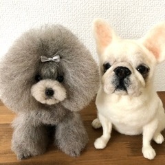 カフェで羊毛フェルト教室♪羊毛フェルトでリアル犬猫ちゃん作ってみませんか。の画像