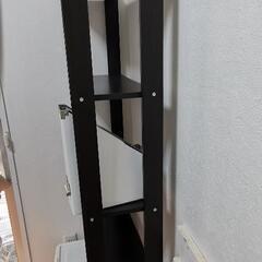 IKEA　本棚　LAIVA ライヴァ
 ブラックブラウン, 62x165 cmの画像