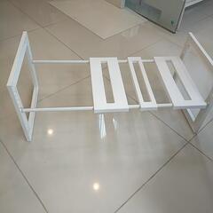 洗面台下収納ラック（幅調整可）の画像