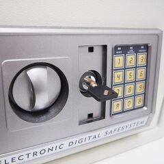 電子テンキー式 金庫 中型 家庭用18.5L 緊急キー付 (FA25)の画像