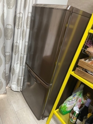 【美品】冷蔵庫 2ドア 138L 右開き パナソニック Panasonic NR-B146W-T ひとり暮らしサイズ 小型 2014年製