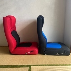 美品　座椅子2点セットの画像