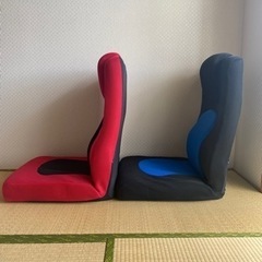 美品　座椅子2点セットの画像