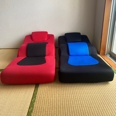 美品　座椅子2点セットの画像