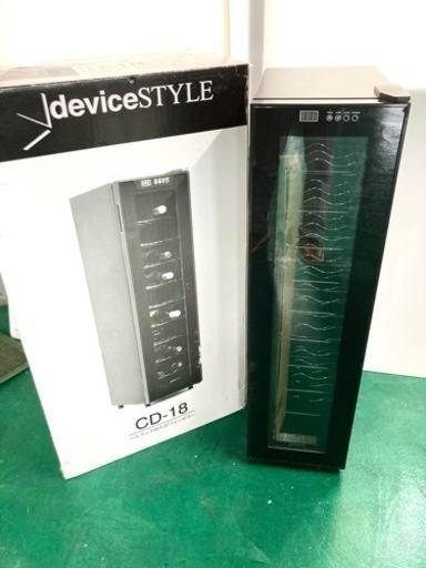 【SOLD OUT！】◆device STYLE デバイススタイル◆18本用 ワインセラー CD-18 ペルチェ式 美品動作品 元箱付き