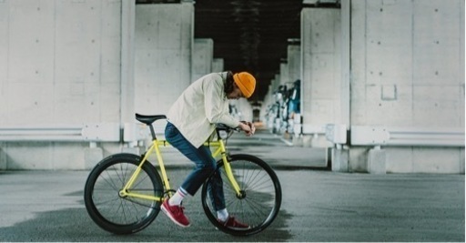 【FUJI】FEATHER ピストバイク Matte Lemon
