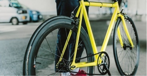 【FUJI】FEATHER ピストバイク Matte Lemon