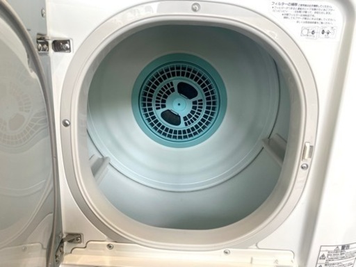 東芝 衣類乾燥機 乾燥容量6kg ピュアホワイト ED-60C 2017 中古