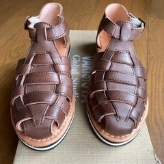★本革 グルカサンダル「未使用」25㎝前後