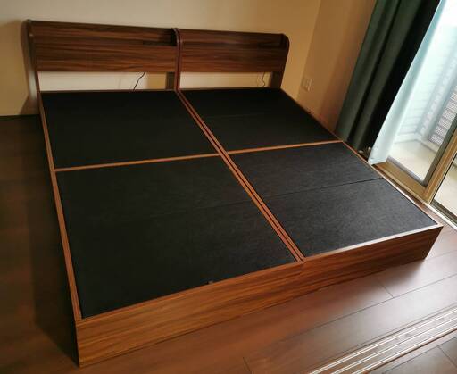 【取引終了・販売終了】 高品質なシングルベッド(二つ) ・IKEA マットレス付き(二つ)