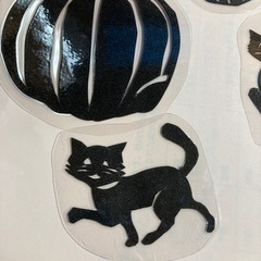 ハロウィン　手作り　切り絵　ラミネート加工してますの画像