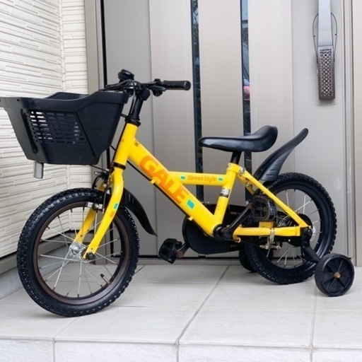 幼児・子供自転車14インチ補助輪付 キッズ STREET STYLE GALE (とら