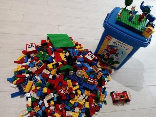 ＃ブロック#レゴ#子供#青いバケツ#赤いバケツ＃知育