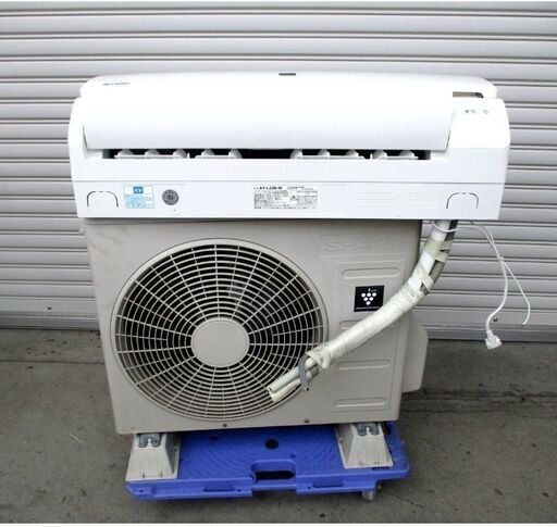 【高年式　動作良好】SHARP　ルームエアコン　AY-L22N-W　2020年製　主に6畳用　2.2kw　3ヵ月保証付き　リモコン　プラズマクラスター搭載