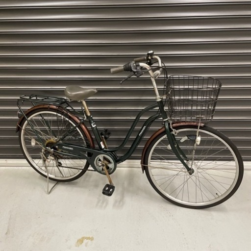 26インチ自転車　オートライト　変速6段