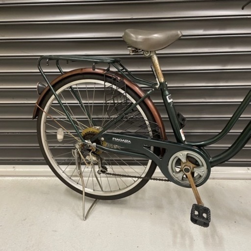26インチ自転車　オートライト　変速6段　