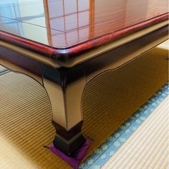 座卓　（実は家具調コタツ〕の画像