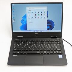 送料無料 保証付 高速SSD 軽量コンパクト 12.5型 ノートパソコン NEC PC-VKT12HZG1 中古美品 第7世代Core i5 8GB 無線 Bluetooth Office