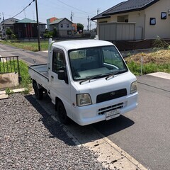 総額16.5万円★車検R7年7月★4WD★エアコン&パワステ付軽トラ★スバル サンバートラック JA 4WD(TT2) 13.1万キロ 平成17年式 ホワイトの画像